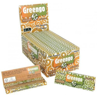 Greengo papel natural 1.1/4 caja 100 librillos